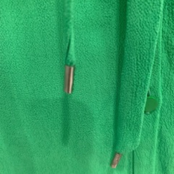 Diane Von Furstenburg Green Blouse - Picture 3 of 4